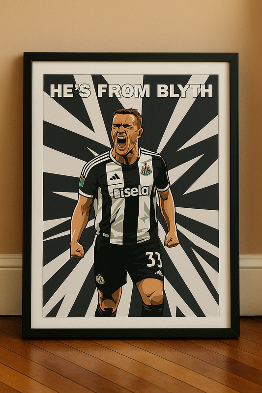 Dan Burn - He's From Blyth Poster Downloadable